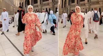 Sihirli Annem'in yıldızı Damla Ersubaşı Umre ziyaretinde