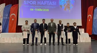 Sinop'ta Amatör Spor Haftası Ödül Töreni Düzenlendi