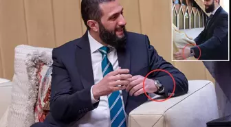 Suriye lideri Şara'nın koluna taktığı saatin fiyatı dudak uçuklattı