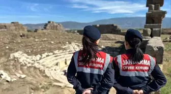 Alabanda Antik Kenti'nde Jandarma Kontrol Faaliyeti