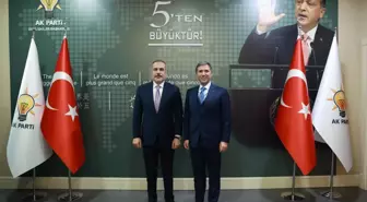 Dışişleri Bakanı Hakan Fidan, AK Parti Dış İlişkiler Başkanı ile Görüştü