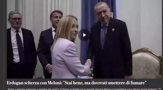 Erdoğan'dan Meloni'ye Sigarayı Bırakma Tavsiyesi