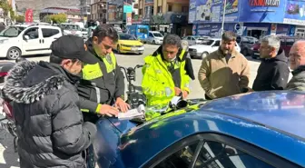 Erzincan'da Motosiklet Denetimleri Sıkı Tutuluyor