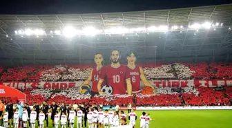 Filistinli Çocuklar A Milli Takım ile Seremonide