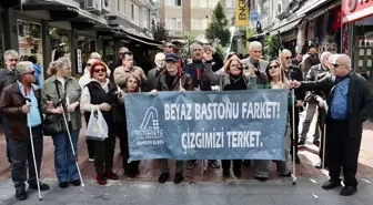 Görme Engellilerden Beyaz Baston Açıklaması