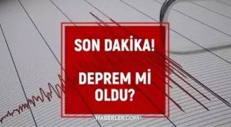 İzmir'de deprem mi oldu? SON DAKİKA! 14 Ekim İzmir'de az önce nerede deprem oldu?