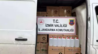 İzmir'de 1.030 Litre Sahte İçki Yapımında Kullanılan Etil Alkol Ele Geçirildi