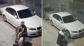 Kadını sokak ortasında öldüresiye dövüp yerde sürükledi