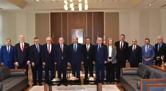 KKTC Cumhurbaşkanı Tatar, 3 ülkenin parlamentolar arası dostluk gruplarını kabul etti