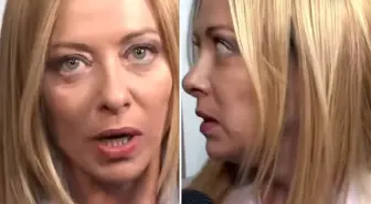 Meloni tek bakışıyla susturdu