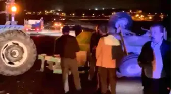 Siirt'te Hafif Ticari Araç ile Traktör Çarpıştı: 2 Yaralı
