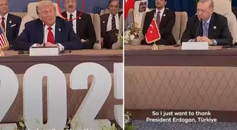 Trump, Erdoğan'ı övdüğü sırada Aliyev'in yüz ifadesi dikkat çekti