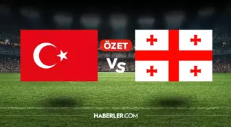 Türkiye Gürcistan maç özeti ve golleri izle! (VİDEO) Türkiye Gürcistan geniş özeti! Golleri kim attı, maç kaç kaç bitti?