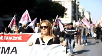 Yunanistan'da Çalışma Saatleri Tasarısına Karşı 2. Grev