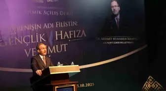 Kasapoğlu: Filistin davası insanlığı hatırlatıyor