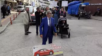 Bafra'da Görme Engellilere Farkındalık Yürüyüşü