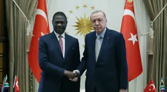 Erdoğan, Güney Afrika Cumhurbaşkanı Yardımcısı'nı kabul etti