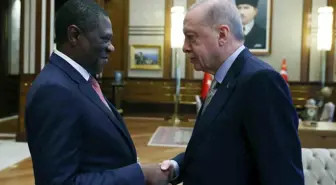 Cumhurbaşkanı Erdoğan, Güney Afrika Cumhuriyeti Cumhurbaşkanı Yardımcısı Mashatile'yi kabul etti