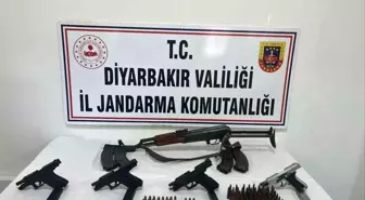 Diyarbakır'da Silah Kaçakçılığı Operasyonu: 5 Ruhsatsız Silah Ele Geçirildi