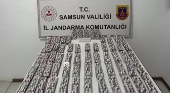 Samsun'da Uyuşturucu Operasyonu: 3 Bin 472 Sentetik Ecza Ele Geçirildi