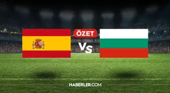 İspanya Bulgaristan maç özeti ve golleri! (VİDEO) İspanya Bulgaristan geniş özeti! Golleri kim attı, maç kaç kaç bitti?