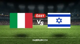İtalya İsrail maç özeti ve golleri izle! (VİDEO) İtalya İsrail geniş özeti! Golleri kim attı, maç kaç kaç bitti?