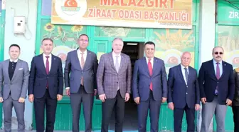 TMO Genel Müdürü Ahmet Güldal, Malazgirt'te İncelemelerde Bulundu