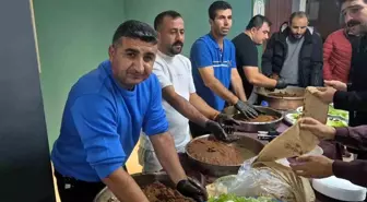 Tekirdağ'da A Milli Takım Galibiyeti Çiğ Köfteyle Kutlandı