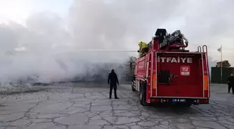 Balıkesir'de Zeytinyağı Tesisinde Yangın