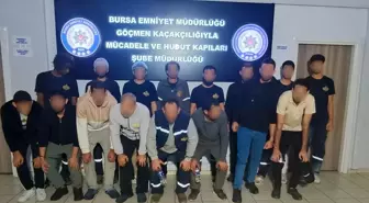 Bursa'da Kaçak Çalıştırılan 17 Yabancı Uyruklu Yakalandı
