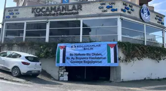 Bursa'da Balıkçı Gazze İçin 1 Ay Boyunca Hasılatını Bağışlayacak