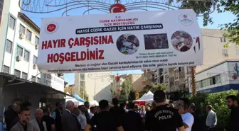 Cizre Müftülüğü, Gazze'ye yardım göndermek için hayır çarşısı kurdu