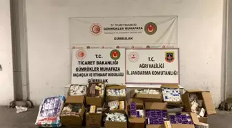 Ağrı'da Kaçak İlaç ve Tıbbi Malzeme Ele Geçirildi