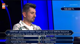 En uzun süre gol yememe rekoru kimde? (Volkan Demirel, Rüştü Reçber, Fernando Muslera, Şenol Güneş)
