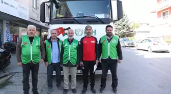 Erzincan'dan Gazze'ye Yardım Tırları Uğurlandı