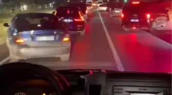 Antalya'da Sürücülerden Ambulansa Geçiş Üstünlüğü İçin Örnek Davranış