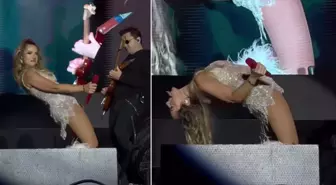 Hadise Samsun konserinde enerjisiyle göz doldurdu