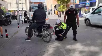 Karaman'da Motosiklet Denetimlerinde 159 Sürücüye Ceza