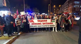 Kırklareli'nde Gazze'ye Destek Yürüyüşü Düzenlendi