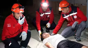 Düzce'de Deprem Tatbikatı Gerçeği Aratmadı