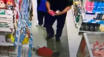 Markette çocuğunu tekmeleyen babaya gözaltı