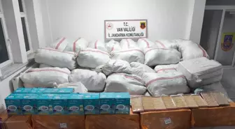 Van Başkale'de Gümrük Kaçağı Malzemeler Ele Geçirildi