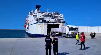 İyilik Gemisi 'Akdeniz', Mısır'ın El Ariş Limanı'na Ulaştı