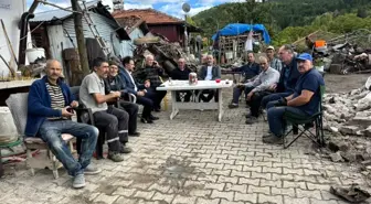 Yangın Mağdurlarına Destek Ziyareti