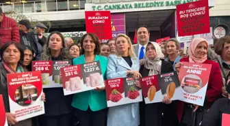 CHP Kadın Kolları Yoksullukla Mücadele İçin Eylem Düzenledi