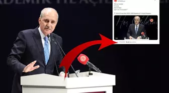 Kurtulmuş kürsüden Kürtçe çağrı yaptı, aynı mesaj TBMM hesabından da paylaşıldı