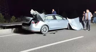 Kütahya'da Trafik Kazası: Bir Ölü, Bir Yaralı