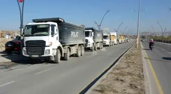 Malatya'da Hafriyat Sürücülerinden Trafik Ceza İsyanı