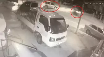 Motosiklet Kazası Güvenlik Kamerasında