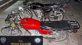 Niğde'de Motosiklet Hırsızlığı Olayları Aydınlatıldı